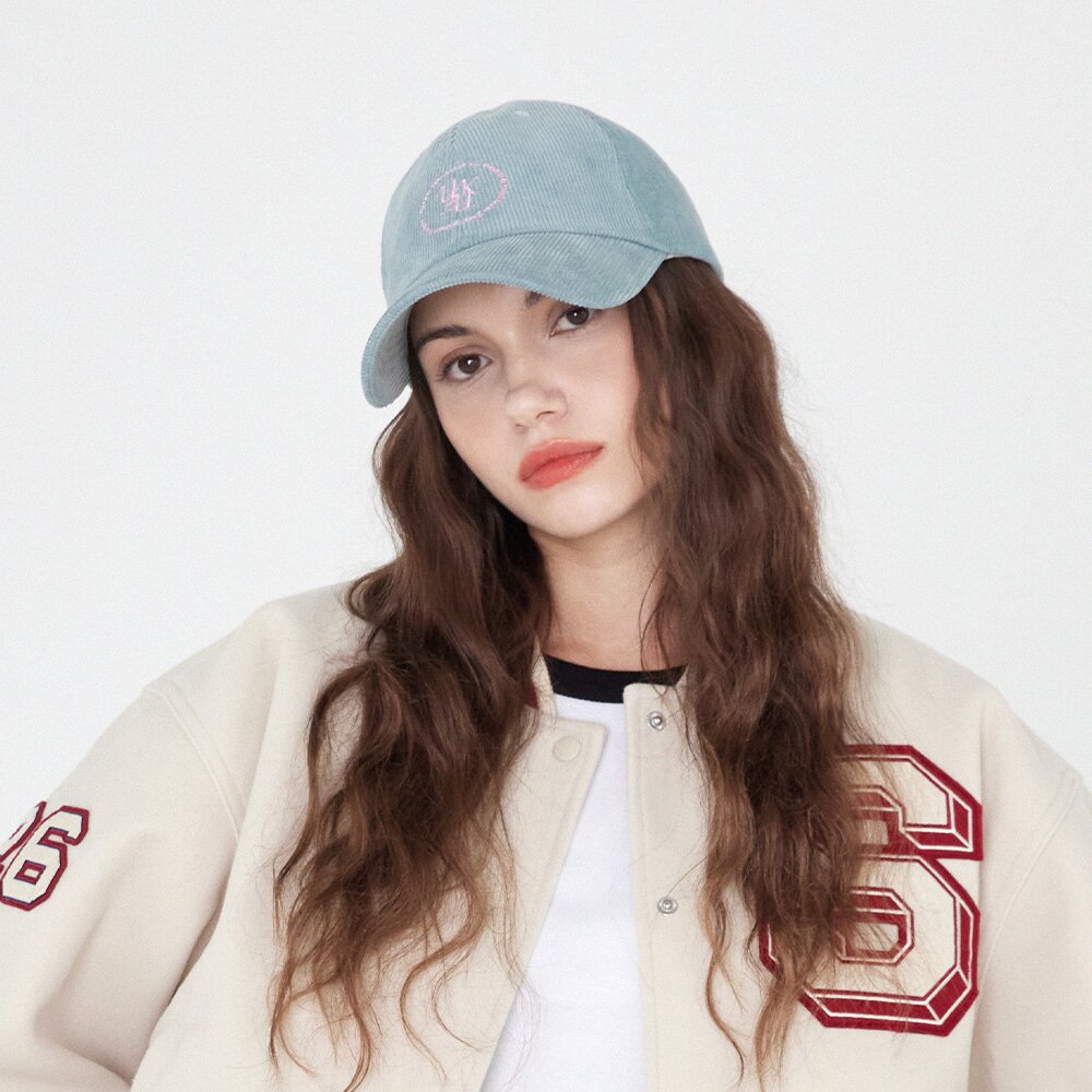 루시다c 자수 코듀로이 볼캡 4color