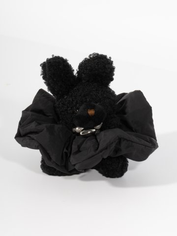 안녕 난 까망 곰이라고 해 키링 2종세트 (곰토끼인형1종+패딩곱창)