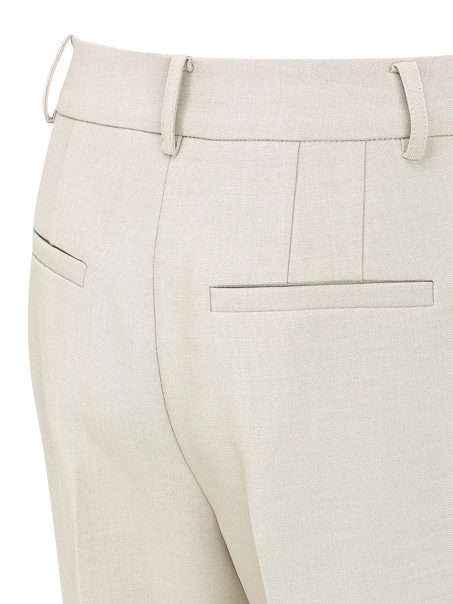 슬릿 와이드 일자핏 팬츠 (BEIGE)