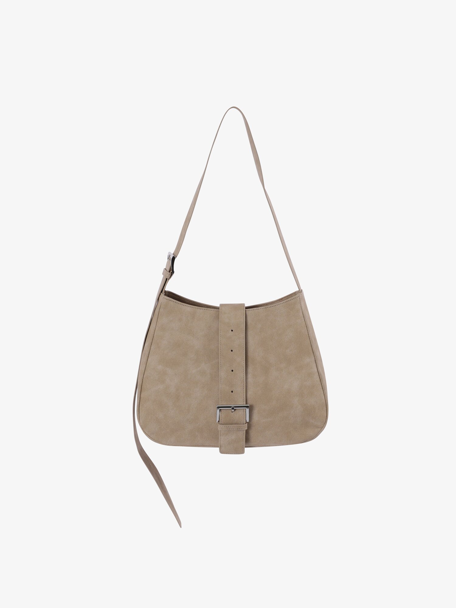 BUCKLE HOBO-BEIGE