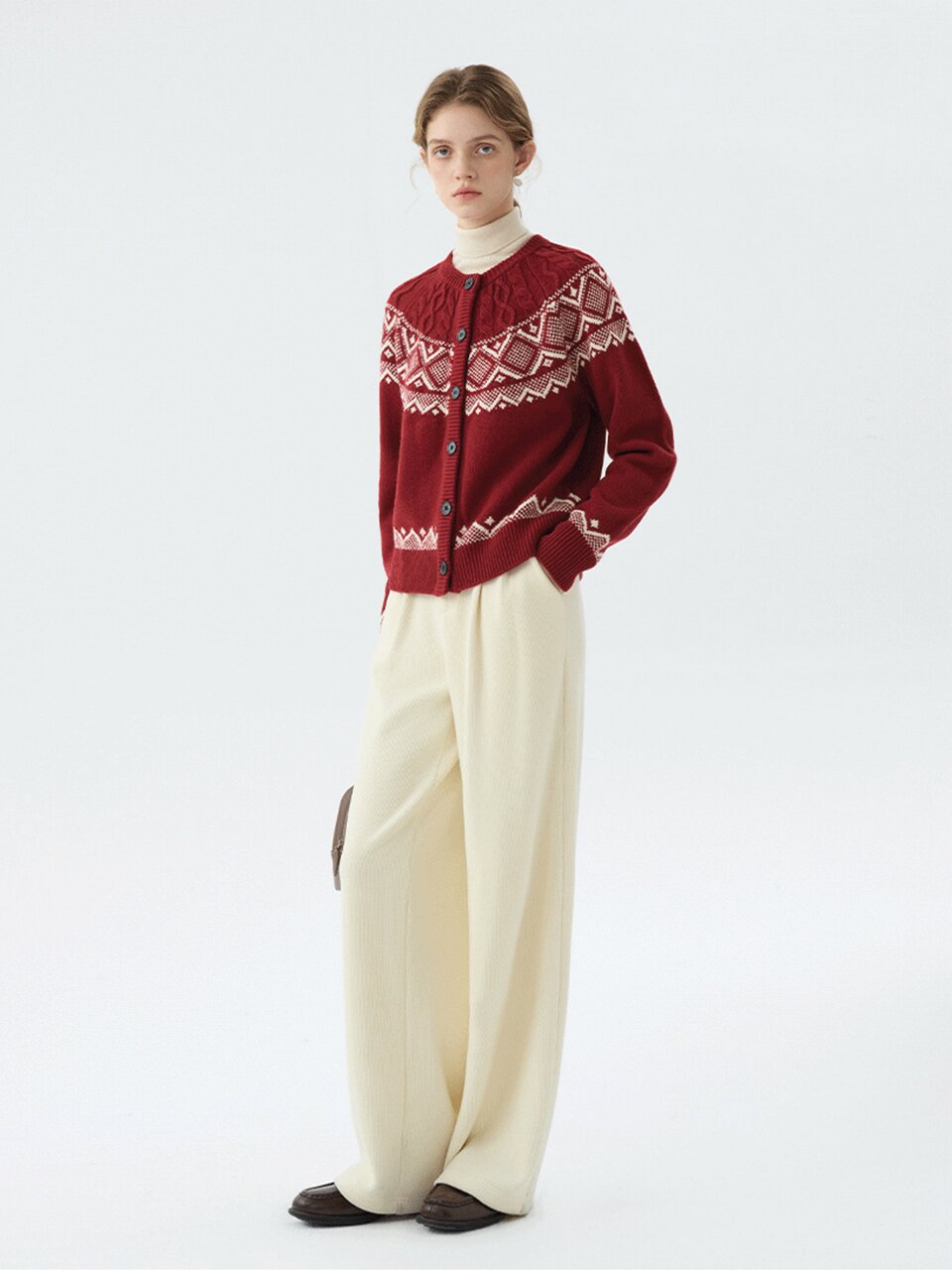 WD_Diamond cable cardigan