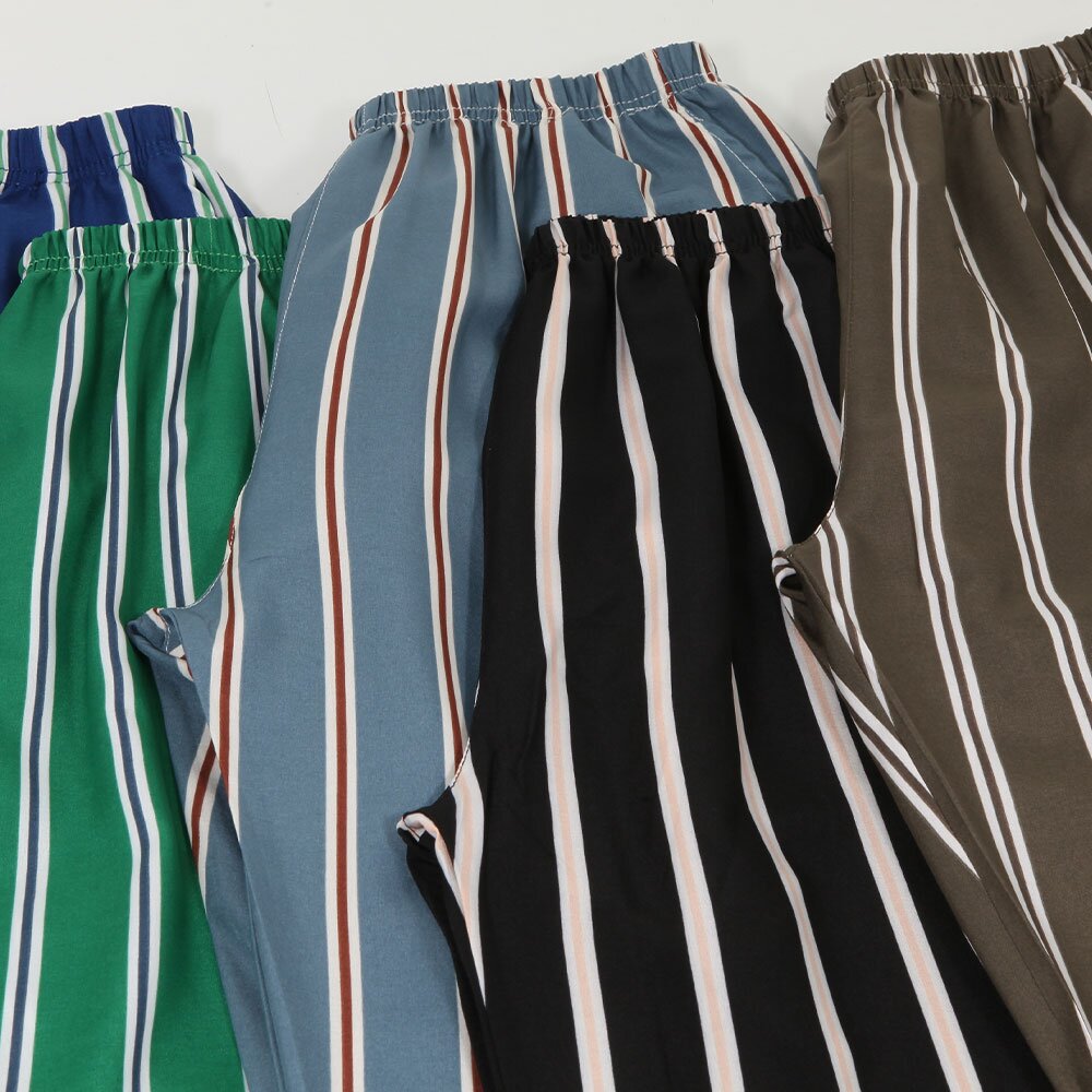 파블로 잠옷바지 남녀공용 커플 스트라이프 홈웨어 파자마 5colors