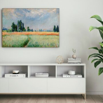 심플 프레임 인테리어 그림액자 명화 모네 밀밭