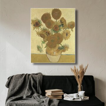 심플 프레임 인테리어 그림액자 명화 고흐 해바라기 A-5