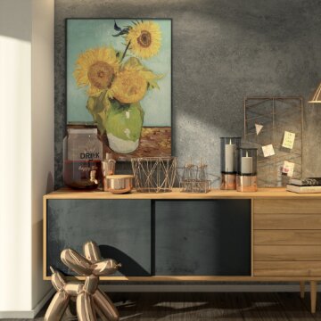 심플 프레임 인테리어 그림액자 명화 고흐 해바라기 A-2