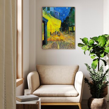 심플 프레임 인테리어 그림액자 명화 고흐 밤의 카페 테라스