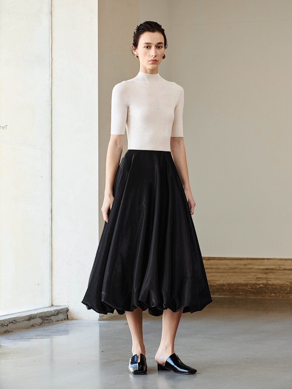 YY_Satin bud skirt_3 color