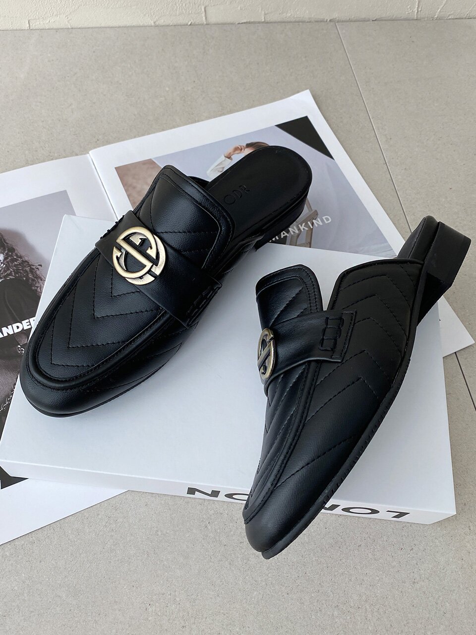 버딘 뮬_Black 2cm ODR219232