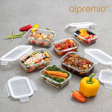 강화 유리 밀폐용기 직사각 3종/4종/5종 골라담기