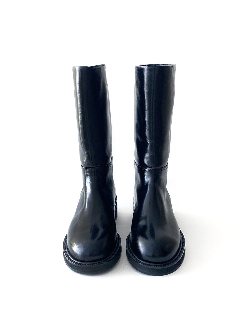 리거 하프 부츠_Black 3/4cm ODR220258