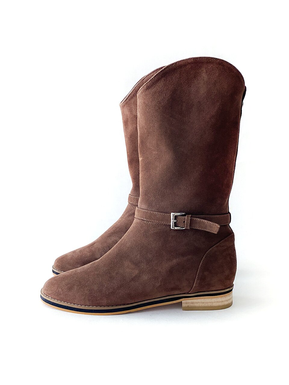 클레인 웨스턴부츠_brown 2cm ODR220257