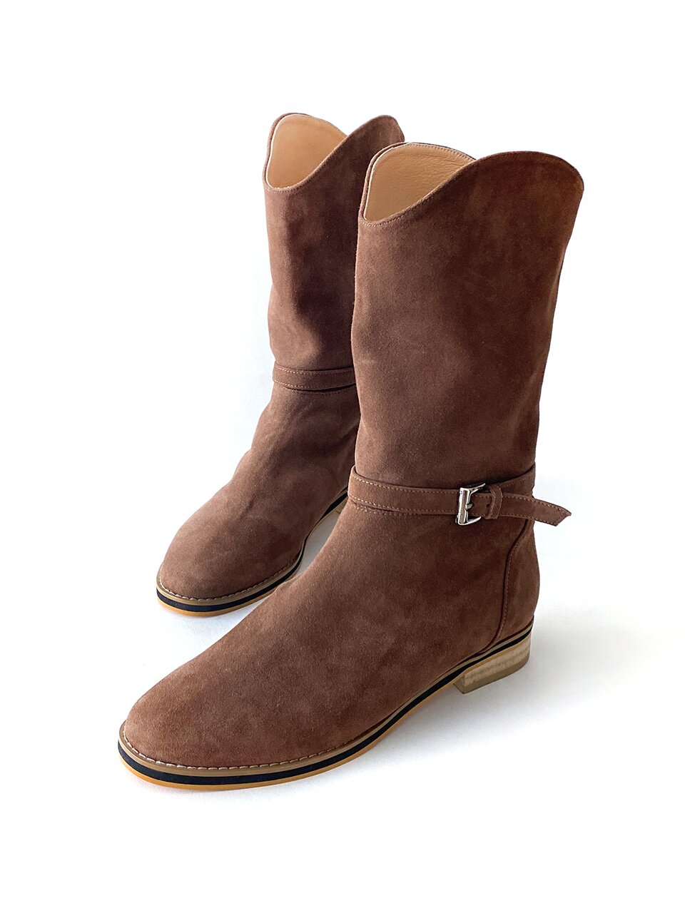 클레인 웨스턴부츠_brown 2cm ODR220257