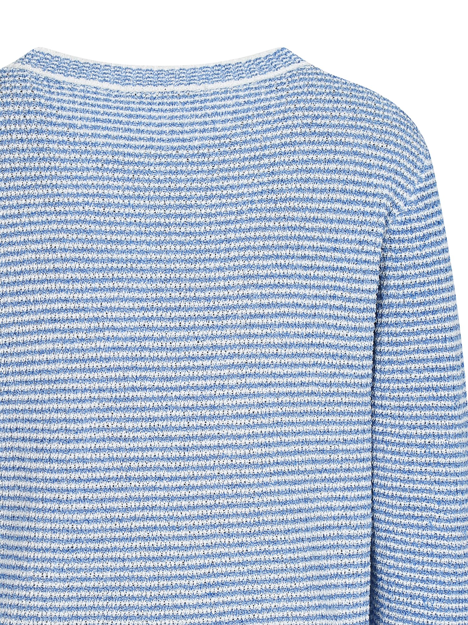 스카시 스트라이프 포켓 가디건 (STRIPE BLUE)