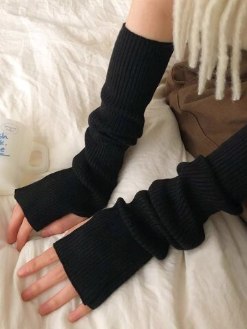 마리 울 겨울 핸드워머 암워머 여성 팔워머 손 토시