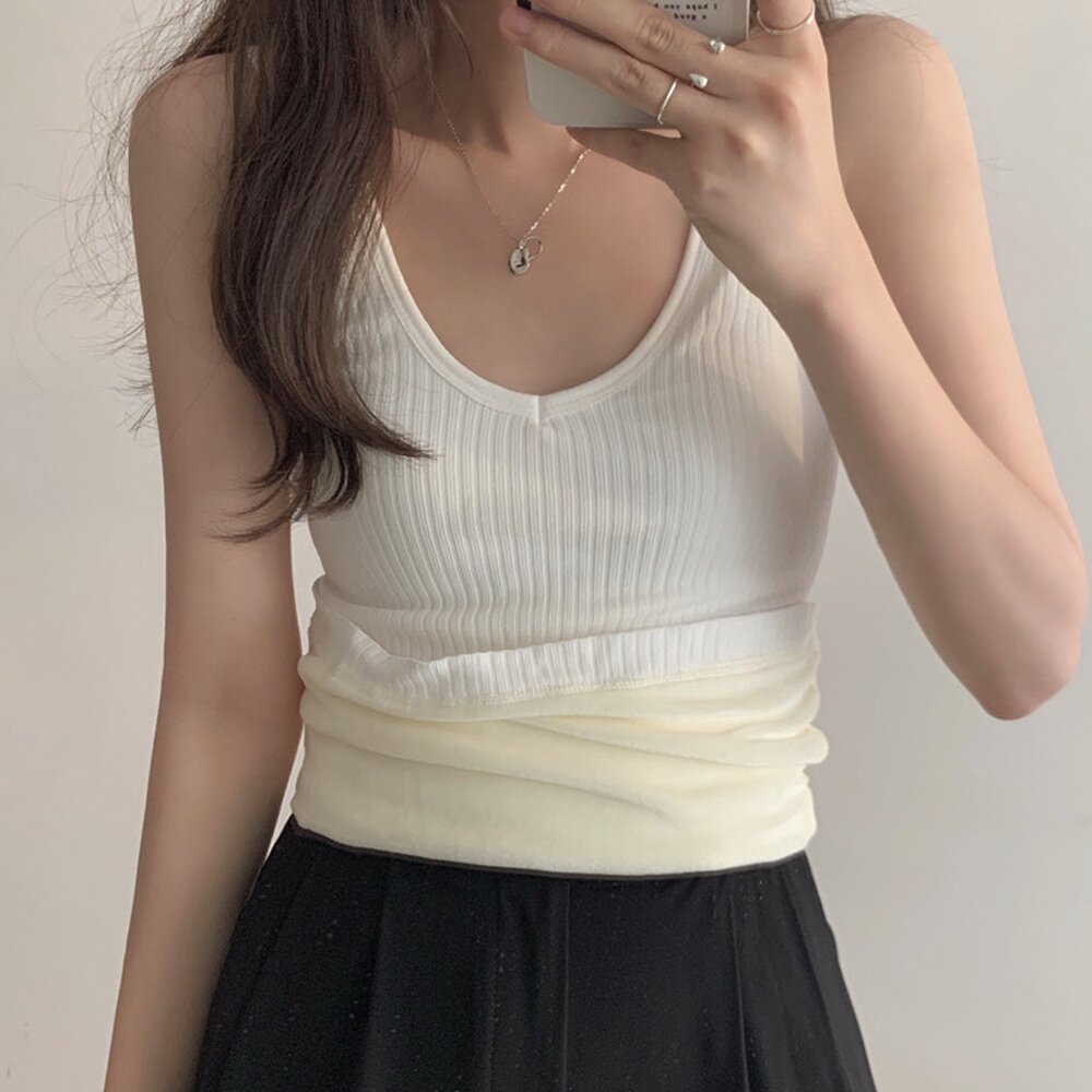 비비씨 겨울 기모 나시 브라탑 나시