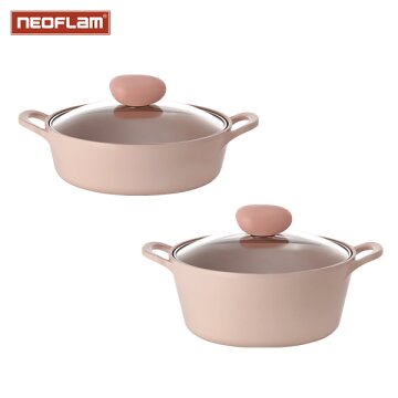 샤베트 IH 22cm 냄비 2종세트 (22전골,22양수)