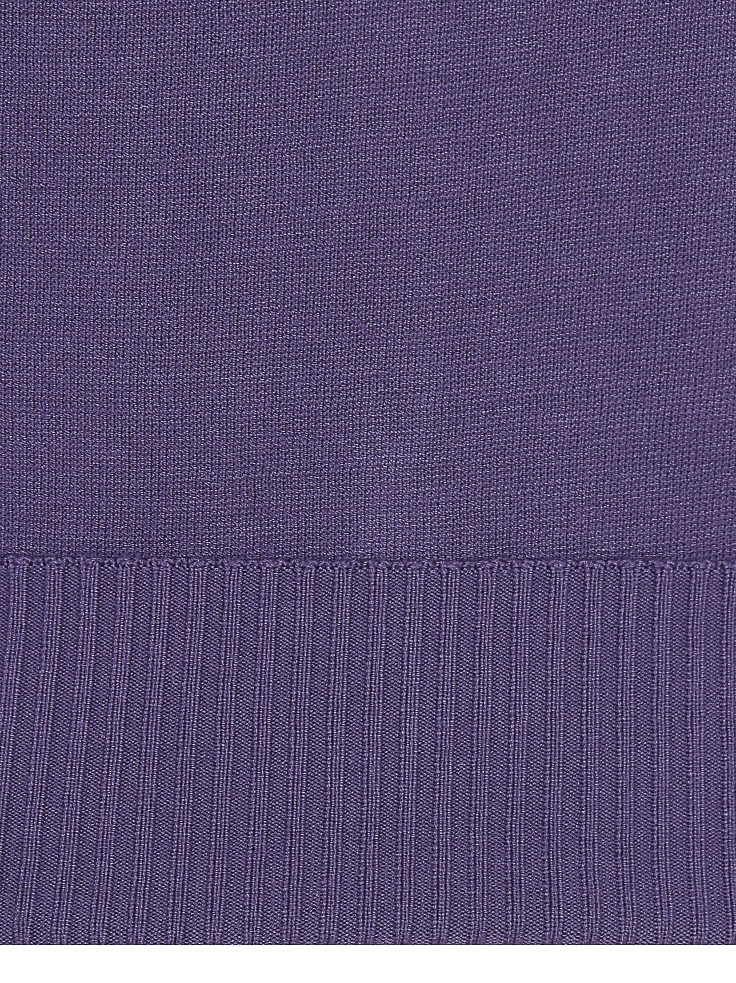 와이드 리브 브이넥 가디건 (PURPLE)