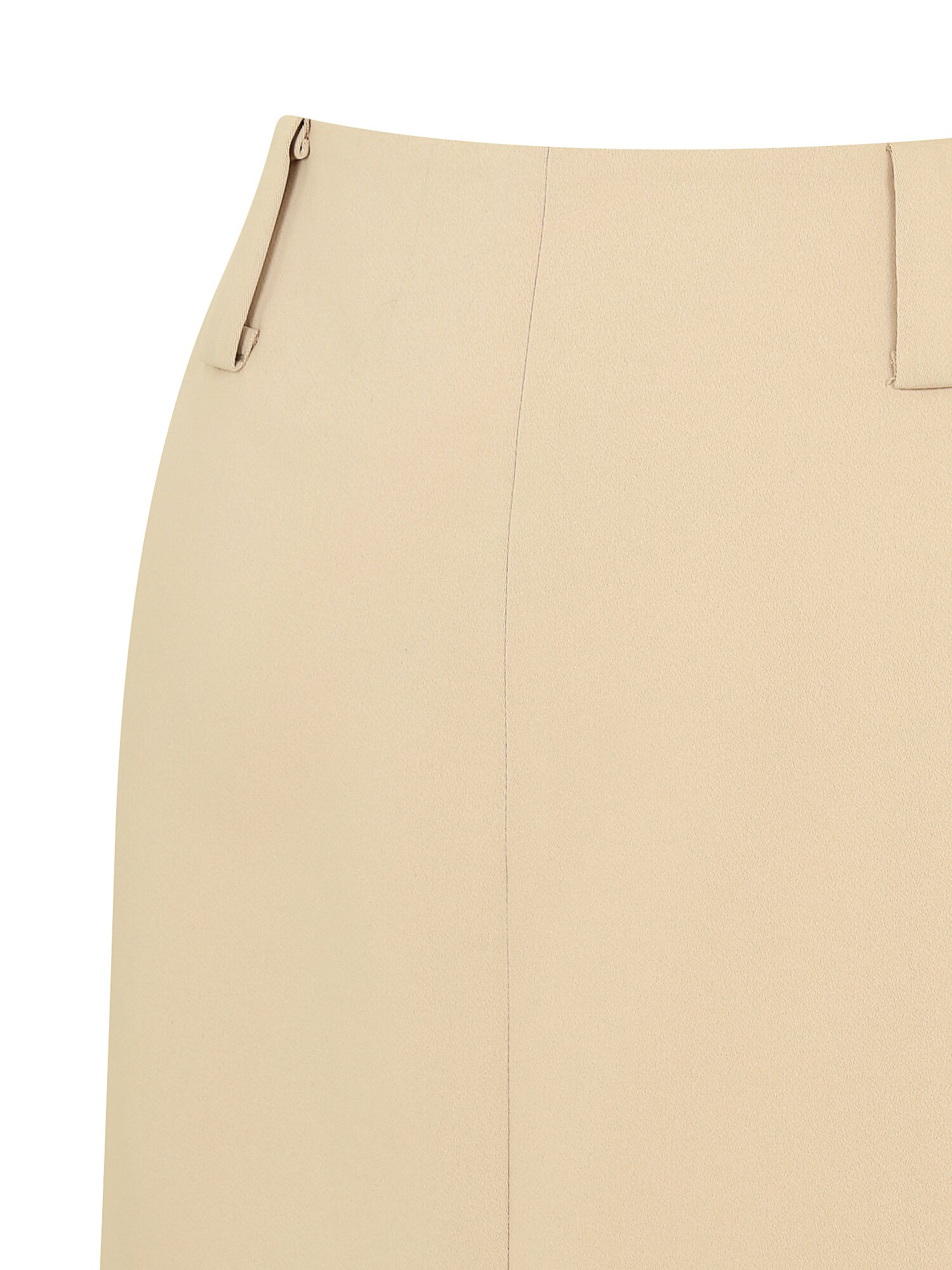 백 슬릿 H라인 스커트 (BEIGE)