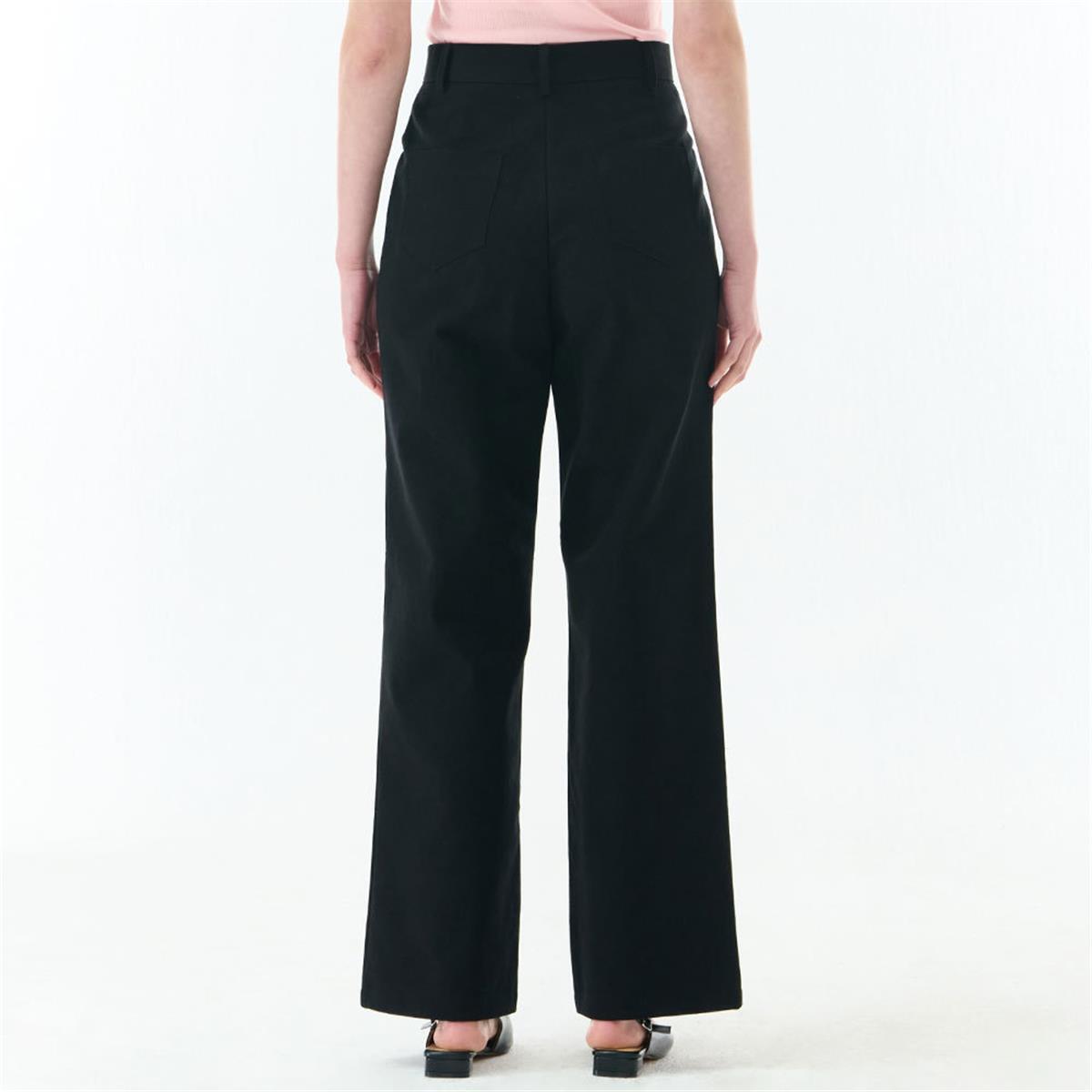 [카미노] COTTON WIDE PANTS BLACK