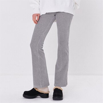 [카미노] BOOTS CUT VELVET PANTS GRAY