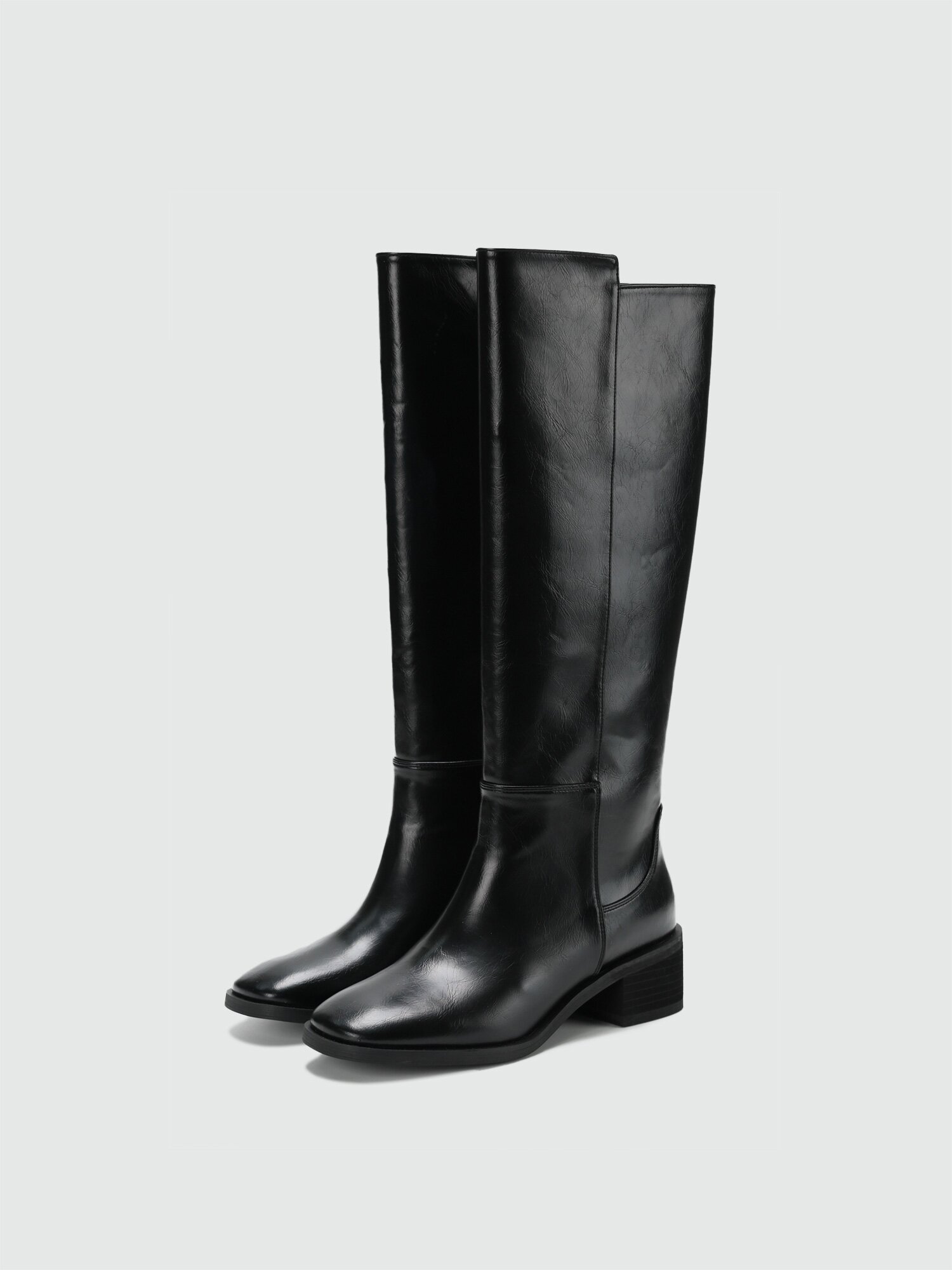 클래식 스퀘어 와이드 롱부츠 S24W514bk_black