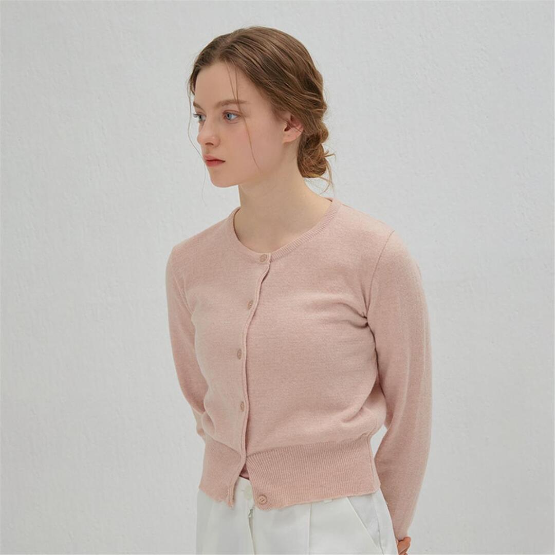 [카미노] ROUND CARDIGAN PINK