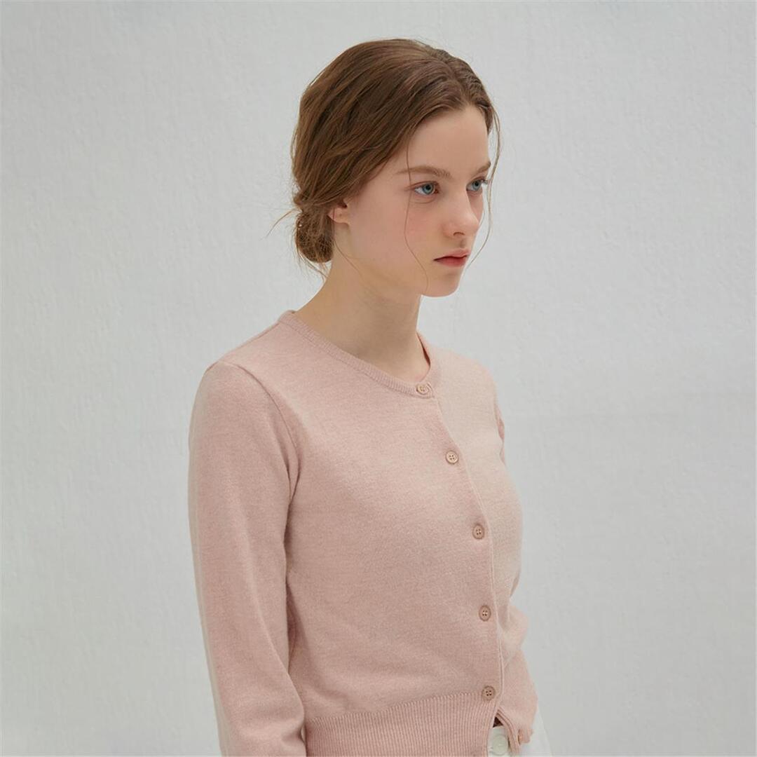 [카미노] ROUND CARDIGAN PINK