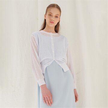 [카미노] SUMMER LINEN CARDIGAN WHITE