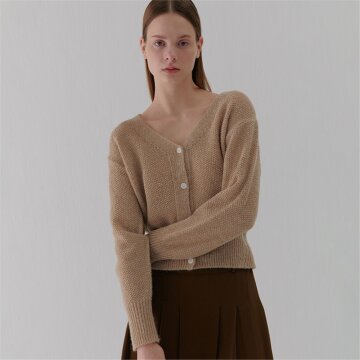 [카미노] V-NECK CARDIGAN BEIGE
