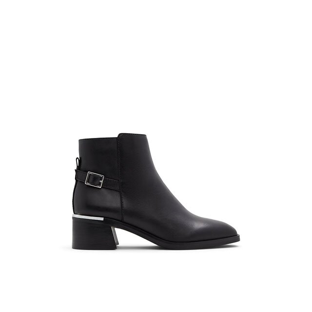 알도 사라베스 필로우워크 앵클 부츠 - 블랙 ADB1B016FZ001