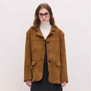 [카미노] SUEDE JACKET BROWN