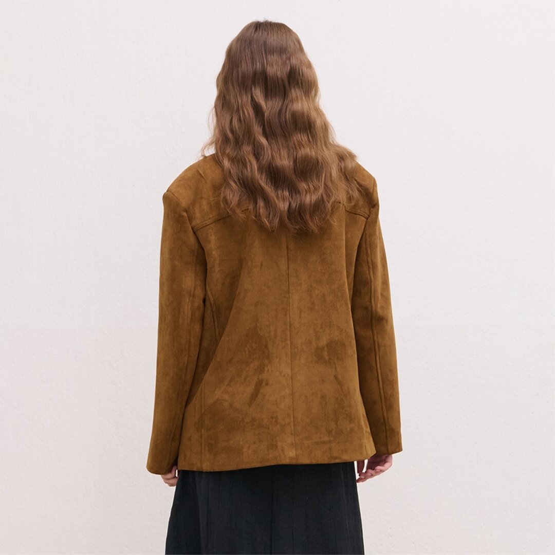 [카미노] SUEDE JACKET BROWN