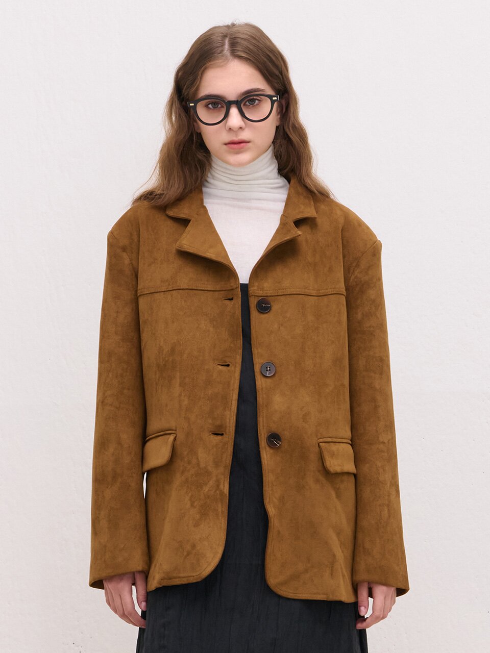 [카미노] SUEDE JACKET BROWN