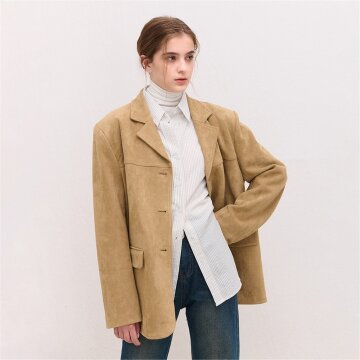 [카미노] SUEDE JACKET BEIGE