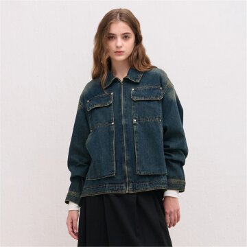 [카미노] POCKET DENIM JACKET BLUE
