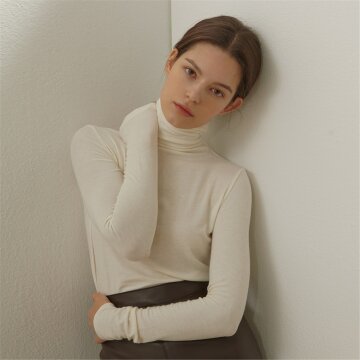 WOOL TURTLENECK T-SHIRT_6COLOR