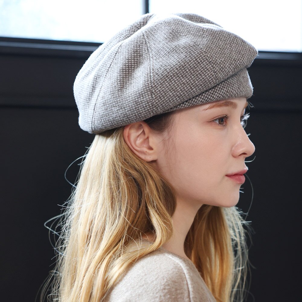 로아리 베레모 가을 겨울 화가 어려보이는 빵모자 여자모자 숏모자