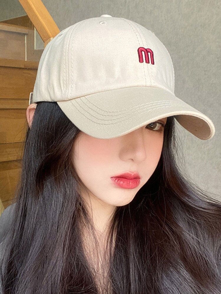 알파벳 데일리 자수 캡모자 야구모자 볼캡