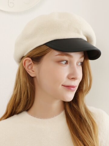 엘리드 모직 카페 바리스타 모자 베이커 캡 마도로스햇