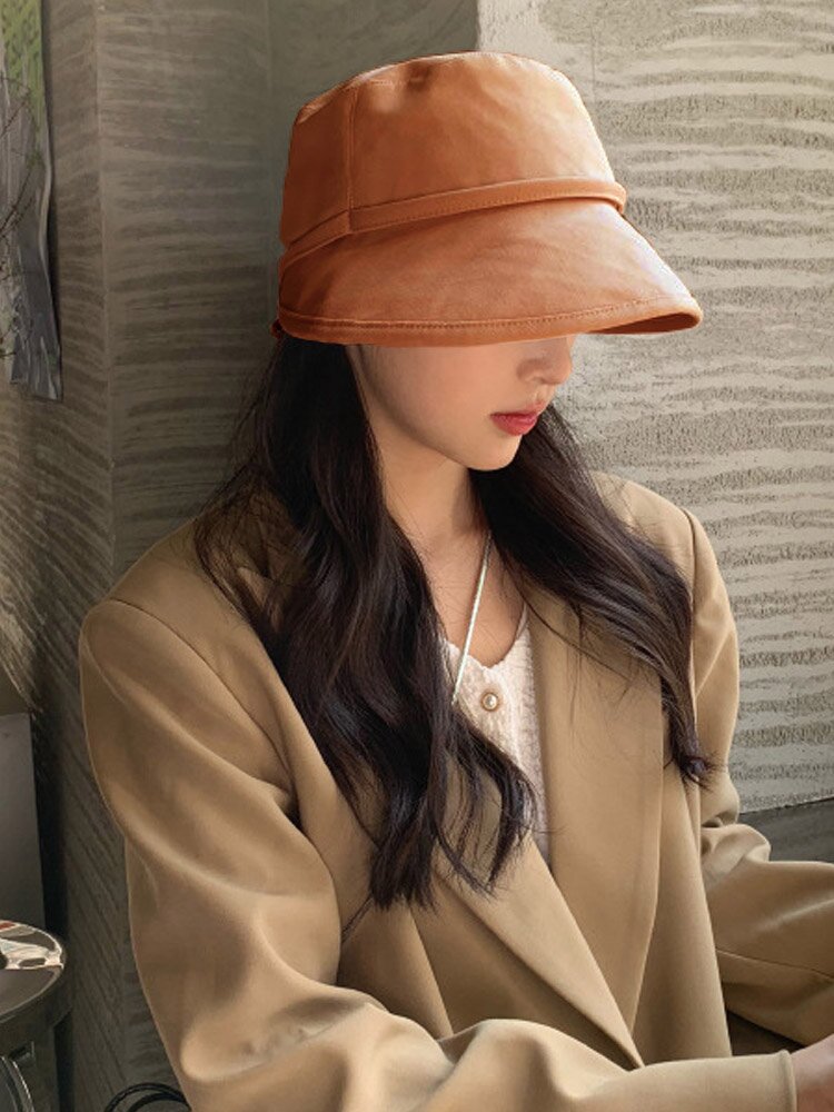 티나 여성 햇빛차단 벙거지 뒷리본 버킷햇 벙거지모자