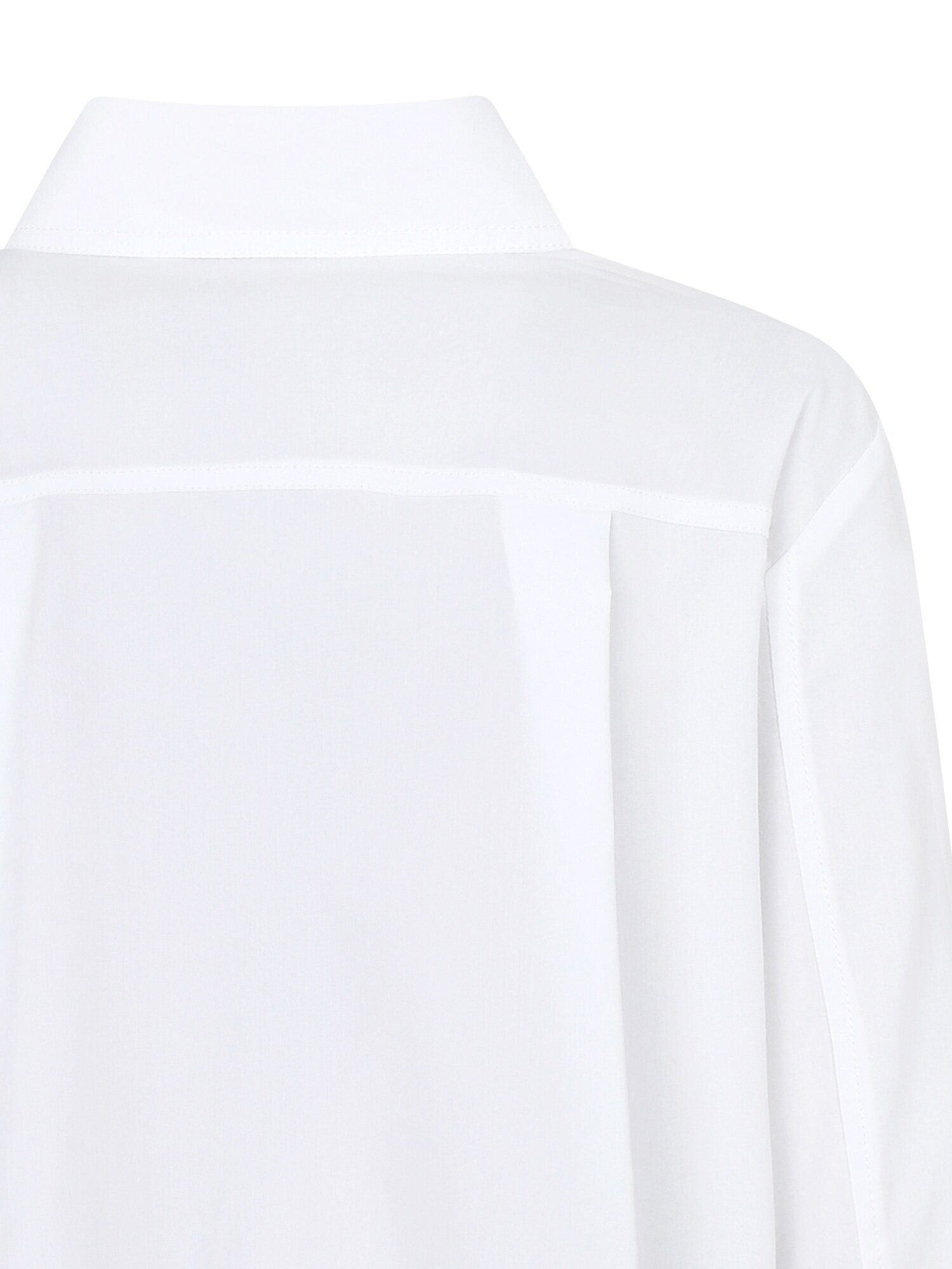 루즈핏 스트링 포켓 블라우스 (WHITE)
