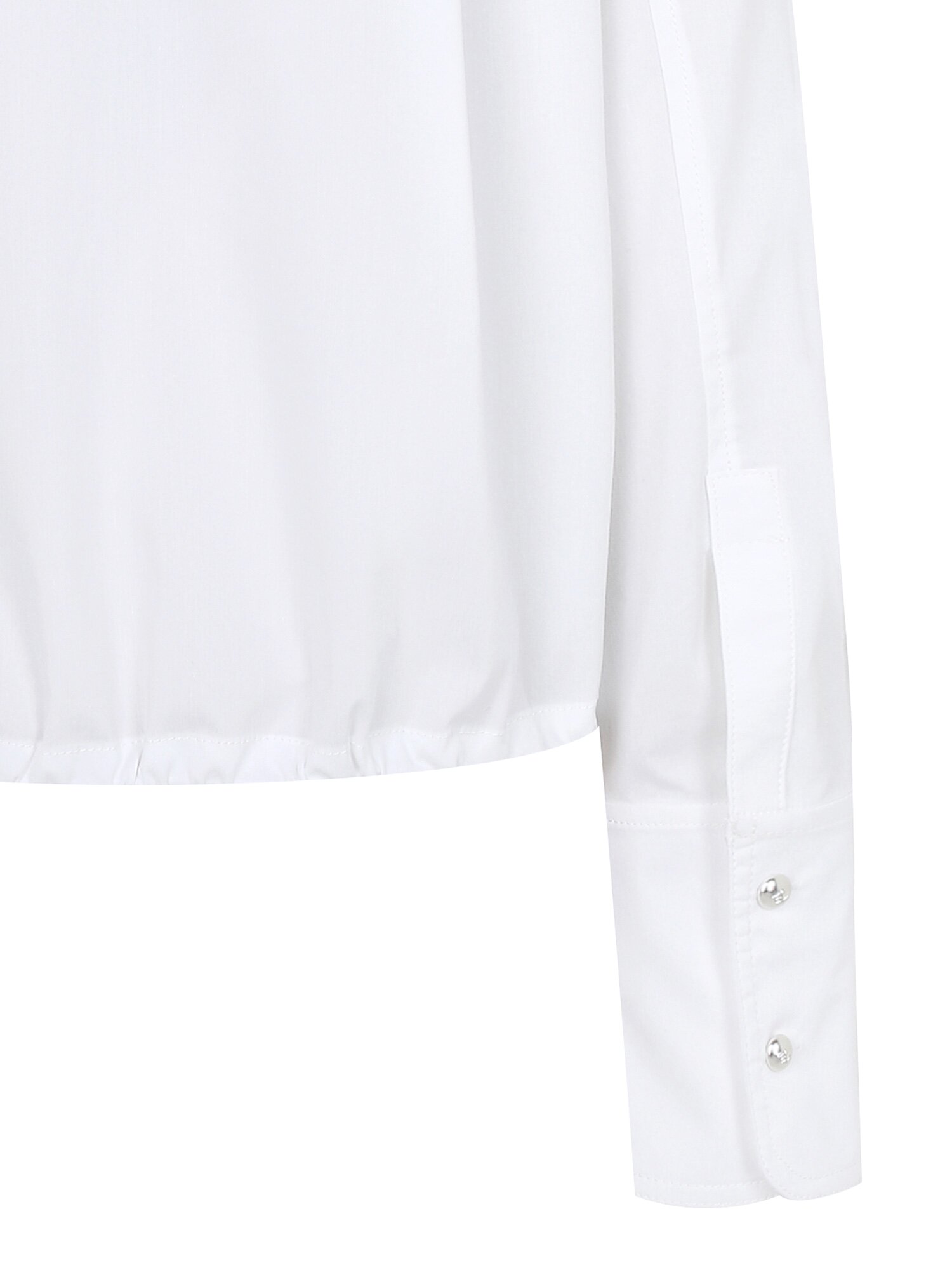 루즈핏 스트링 포켓 블라우스 (WHITE)