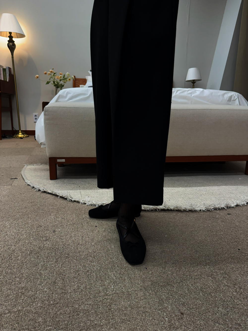 Giselle ballet flats_black suede