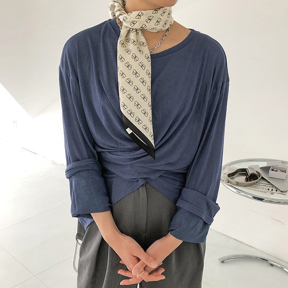 베니아 봄 소프트 사각 베이직 스카프