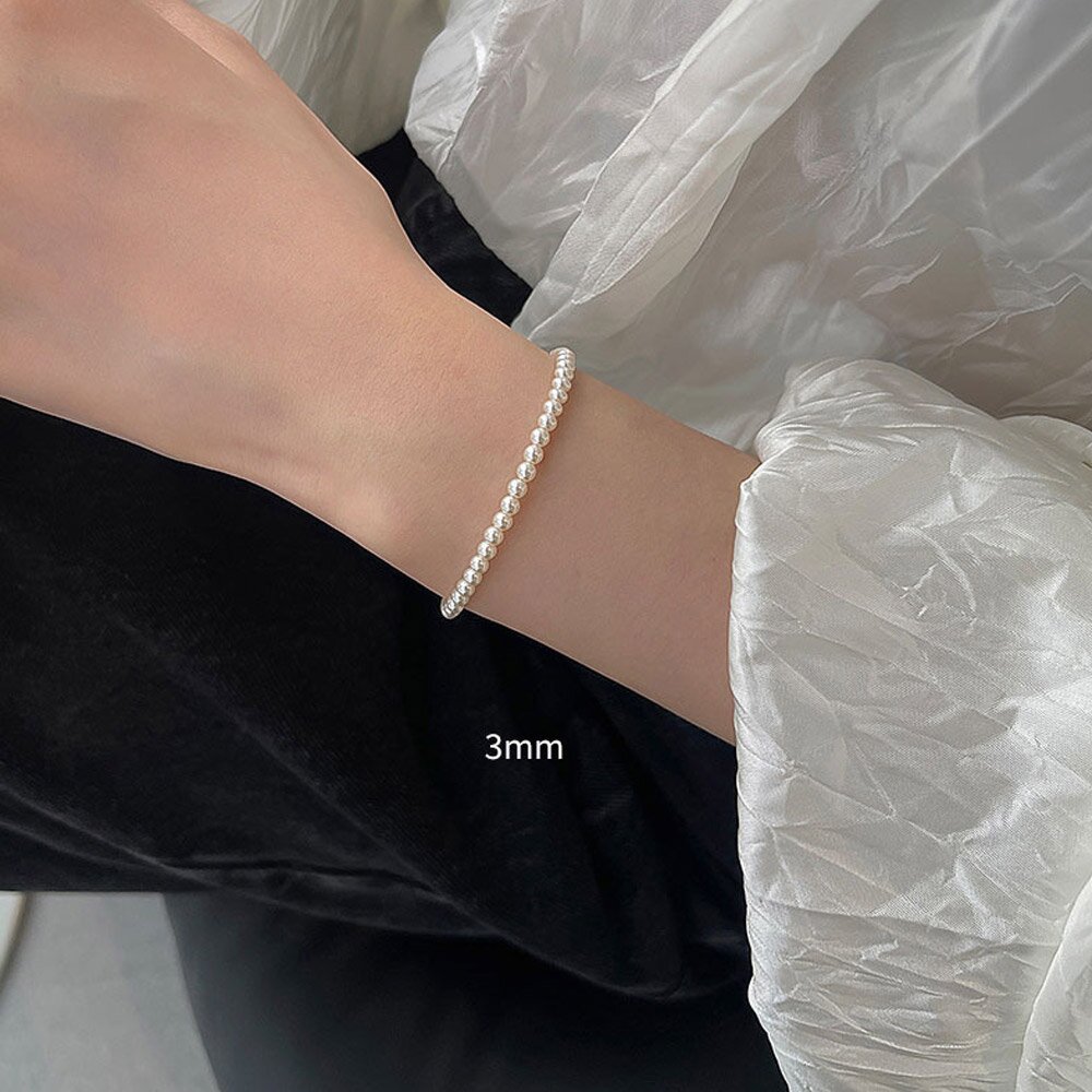 제이디 실버 925 silver 미니 레이어드 스와로브스키 팔찌