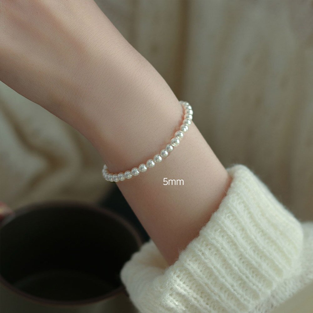제이디 실버 925 silver 미니 레이어드 스와로브스키 팔찌