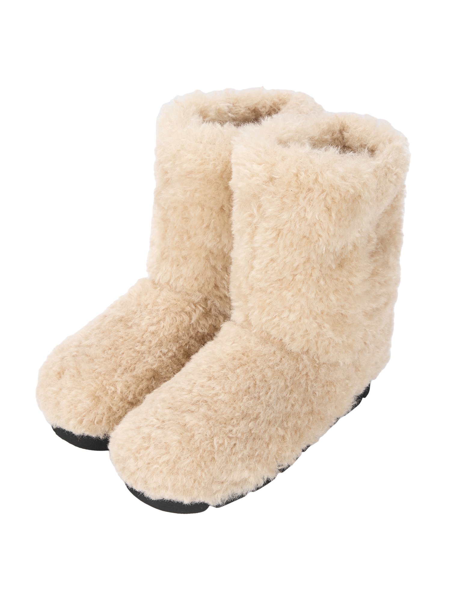 Basic Fake fur boot_ivory