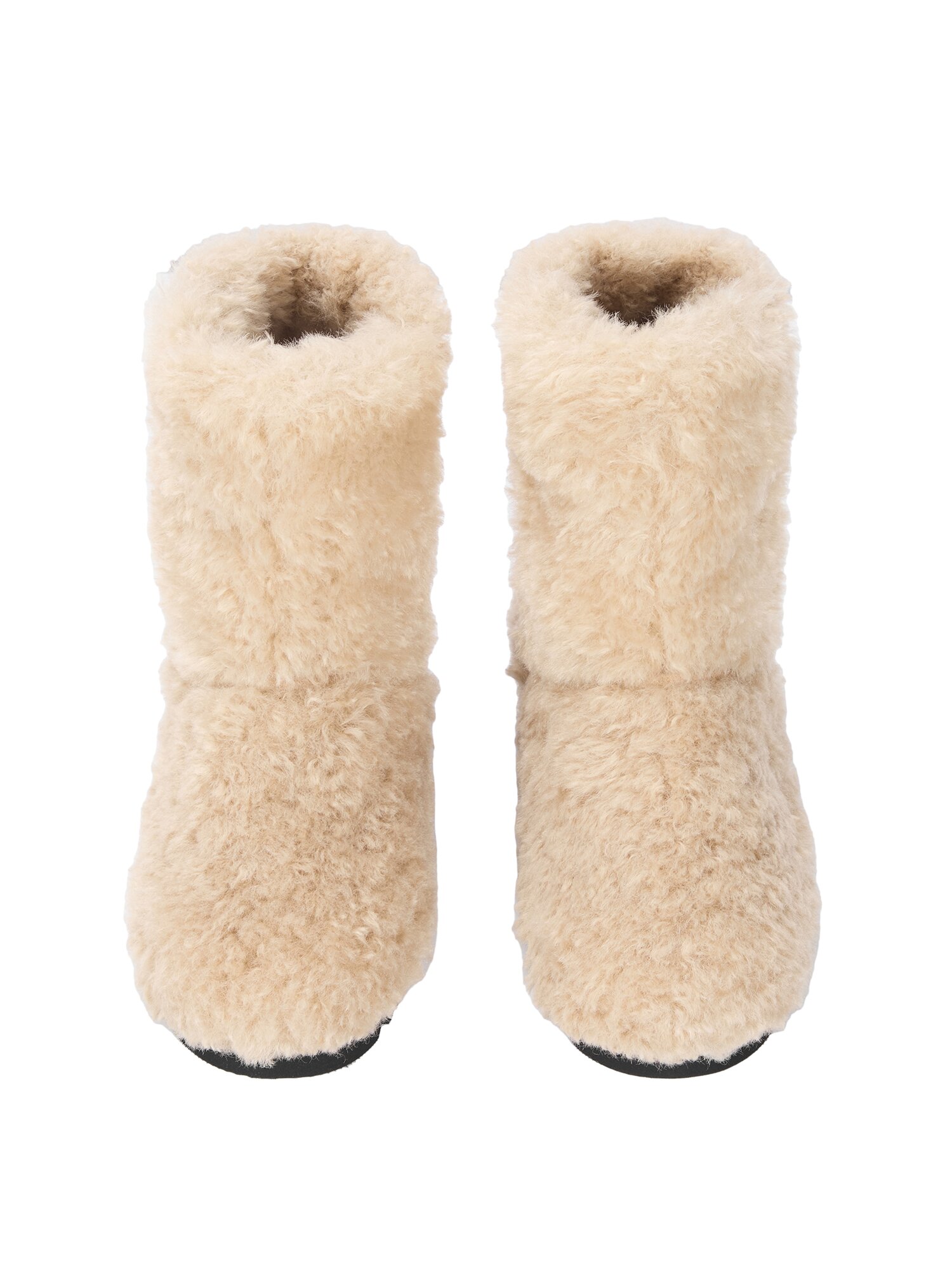 Basic Fake fur boot_ivory