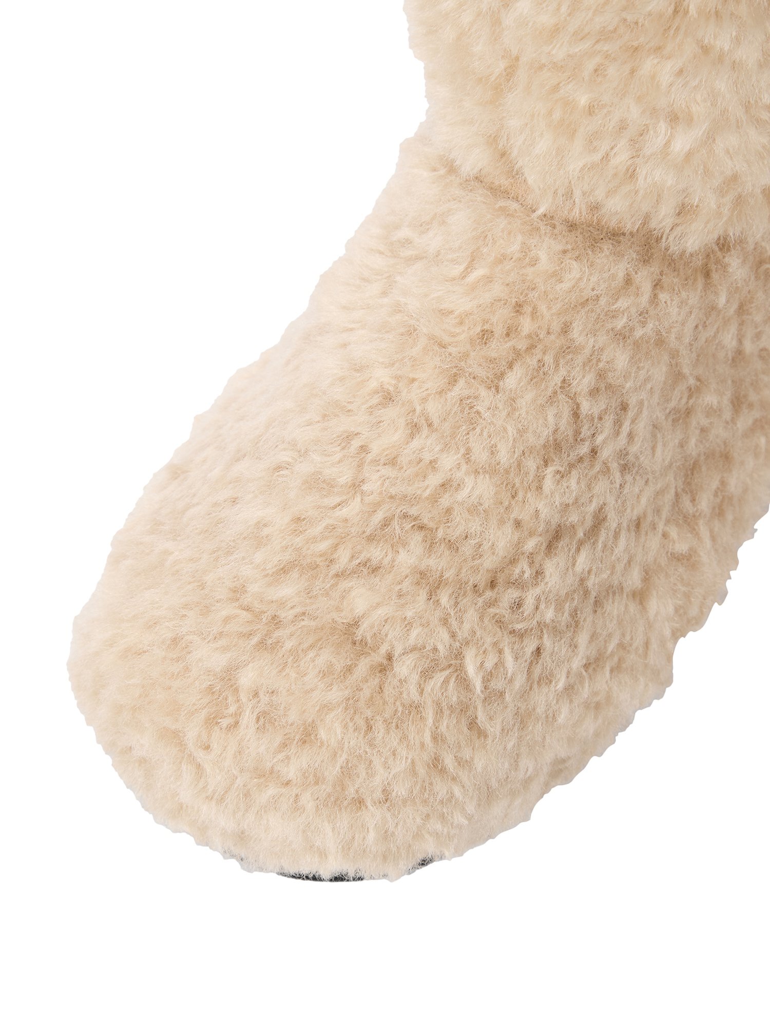 Basic Fake fur boot_ivory