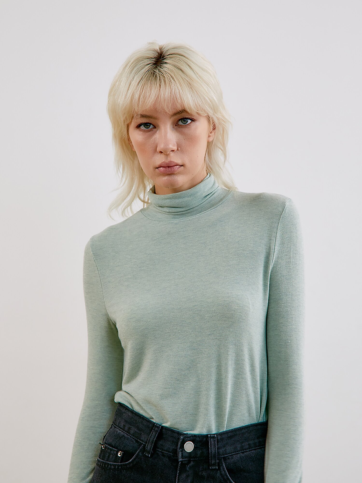 Basic turtleneck_Mint